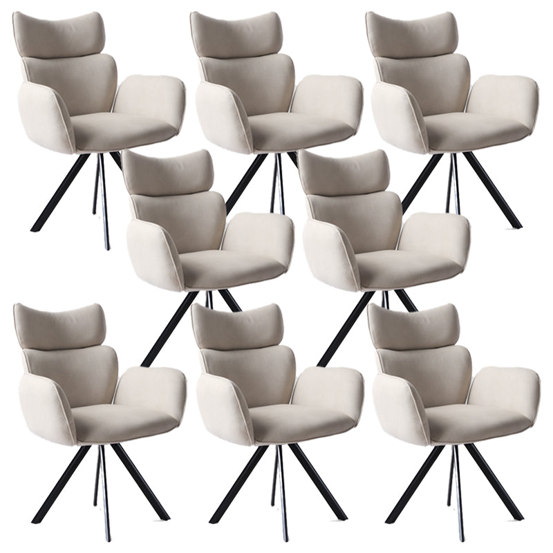 Armless Office Chair No Wheels Desk Chair for Living Room Home