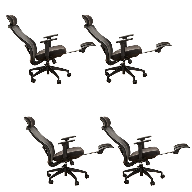 Modern Removable Arms Office Chair Tilt Mechanism Ergonomic Desk Chair with Wheels