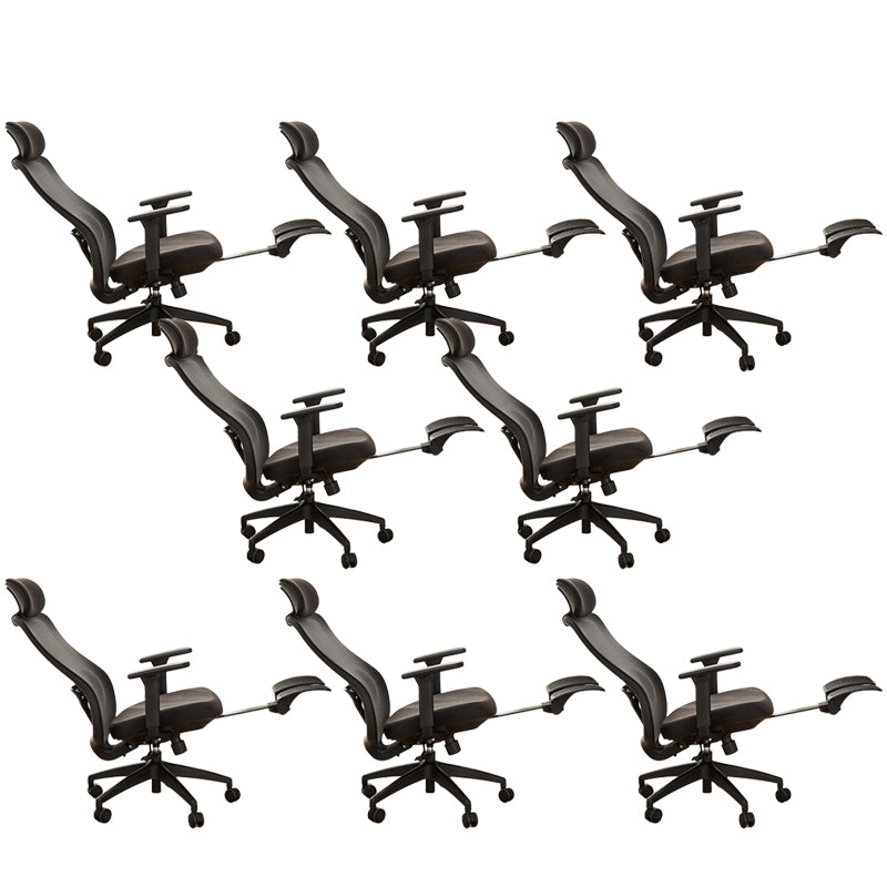 Modern Removable Arms Office Chair Tilt Mechanism Ergonomic Desk Chair with Wheels