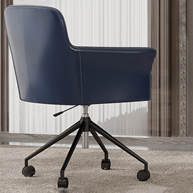 Mid Back Office Chair Contemporary Swivel Rolling Task Chair