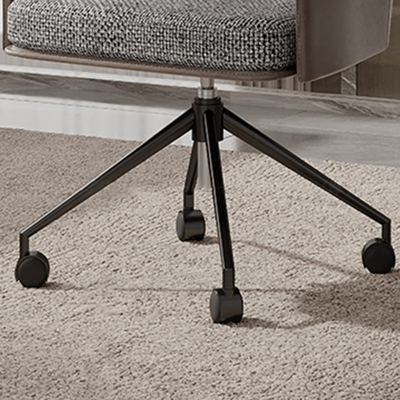 Mid Back Office Chair Contemporary Swivel Rolling Task Chair