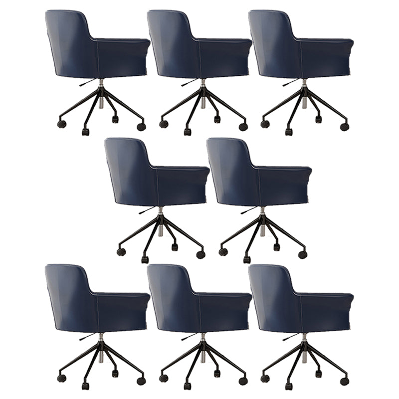 Mid Back Office Chair Contemporary Swivel Rolling Task Chair