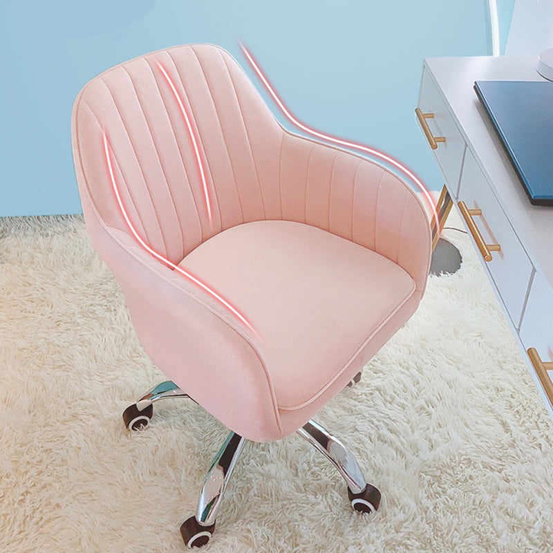 Modern Office Chair No Distressing Ergonomic Adjustable Seat Height Chair with Wheels