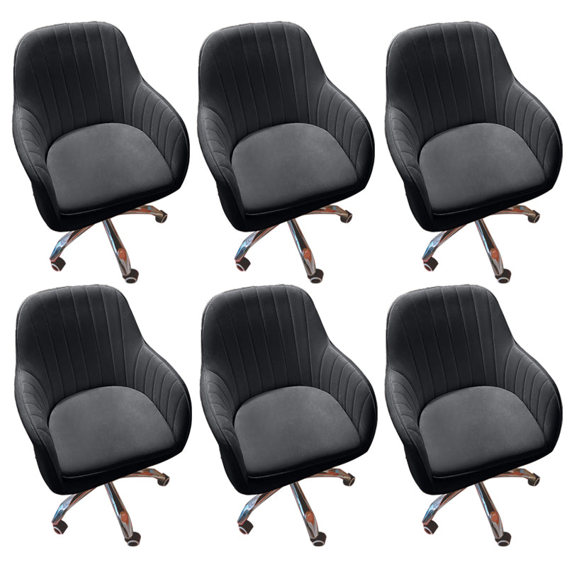 Modern Office Chair No Distressing Ergonomic Adjustable Seat Height Chair with Wheels