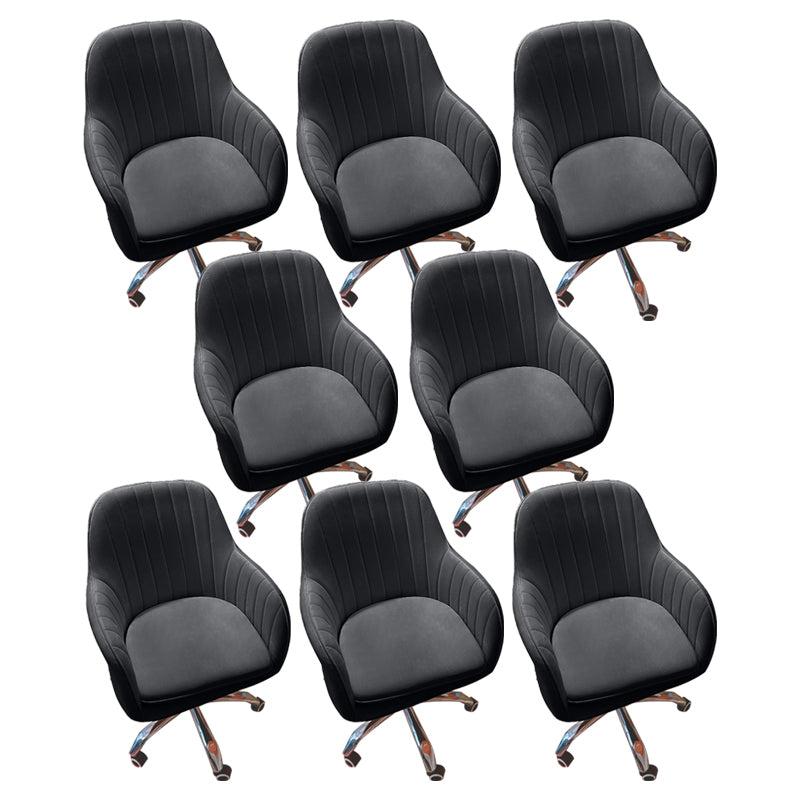 Modern Office Chair No Distressing Ergonomic Adjustable Seat Height Chair with Wheels