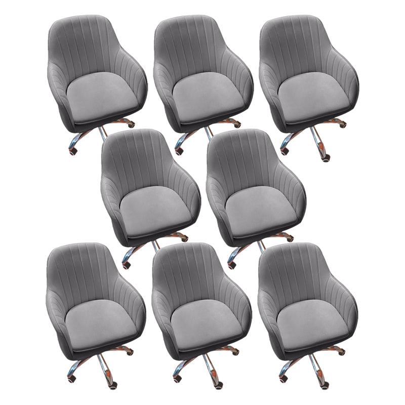 Modern Office Chair No Distressing Ergonomic Adjustable Seat Height Chair with Wheels