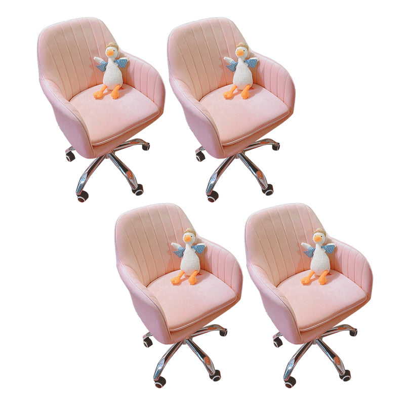 Modern Office Chair No Distressing Ergonomic Adjustable Seat Height Chair with Wheels