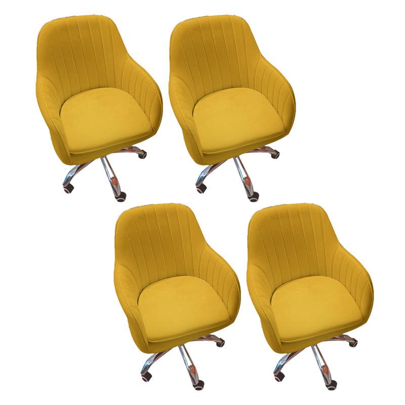 Modern Office Chair No Distressing Ergonomic Adjustable Seat Height Chair with Wheels