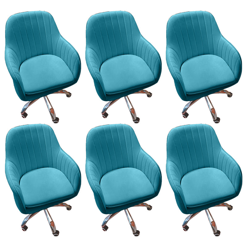 Modern Office Chair No Distressing Ergonomic Adjustable Seat Height Chair with Wheels