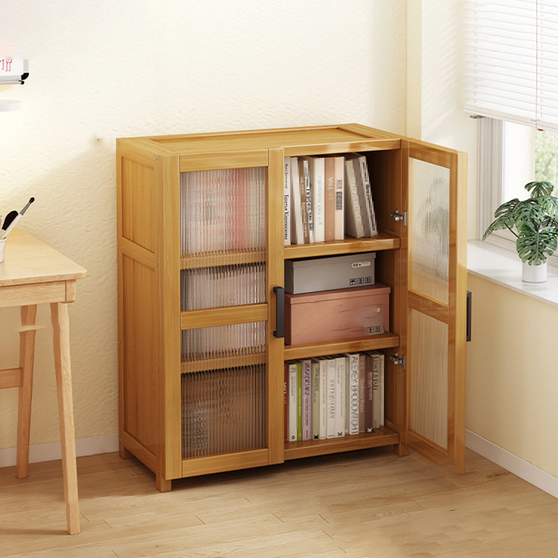 Vertical Engineered Wood Bookshelf Contemporary Closed Back Bookcase