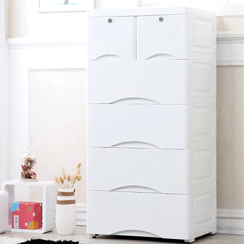 Bedroom Drawers Wardrobe Cabinet Modern Plastic Storage Cabinet