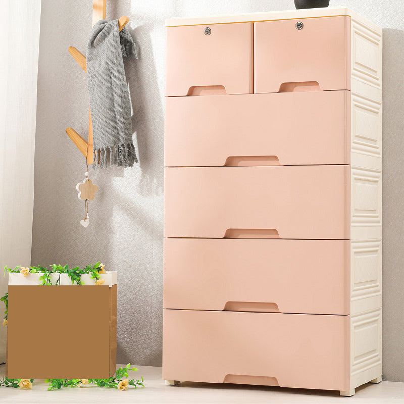 Bedroom Drawers Wardrobe Cabinet Modern Plastic Storage Cabinet