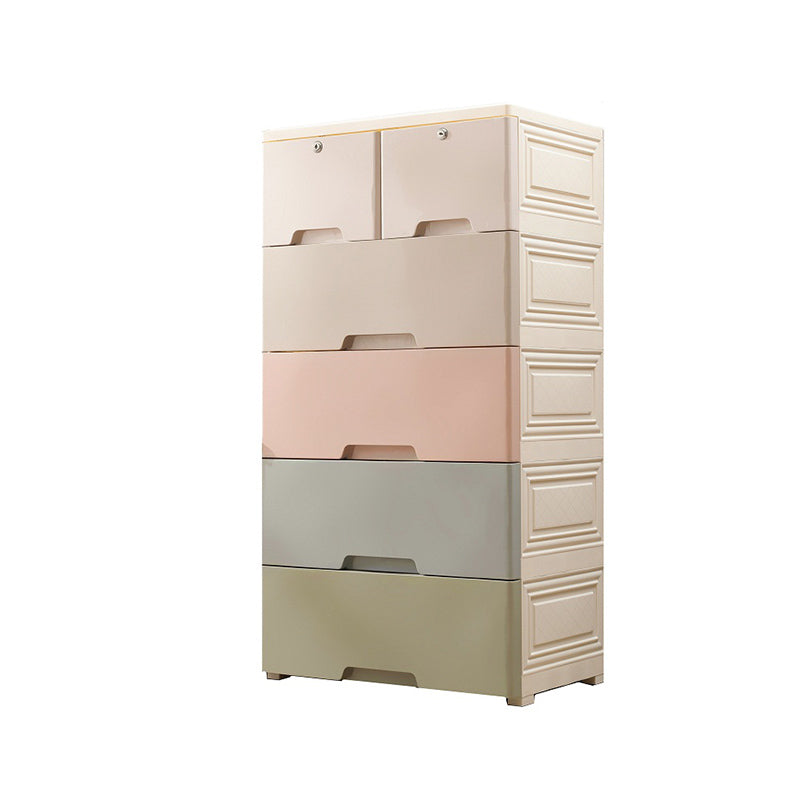 Bedroom Drawers Wardrobe Cabinet Modern Plastic Storage Cabinet