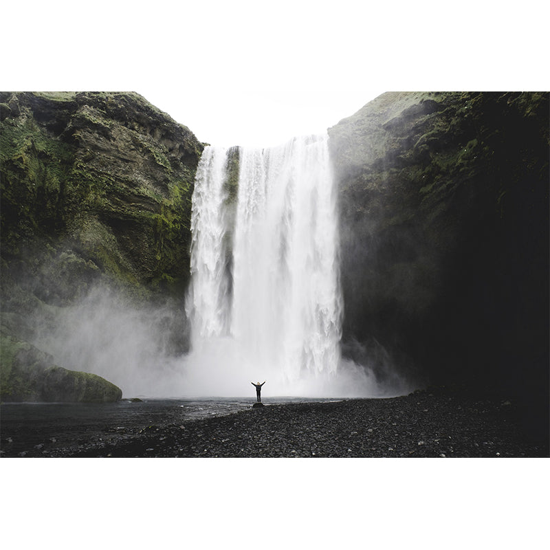 Photography Landscapes Pattern Mildew Wall Mural Horizontalt for Living Room