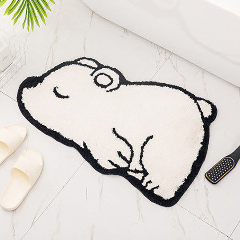 Novelty Animal Pattern Area Carpet Imitation Cashmere Modern Non-Slip Backing Indoor