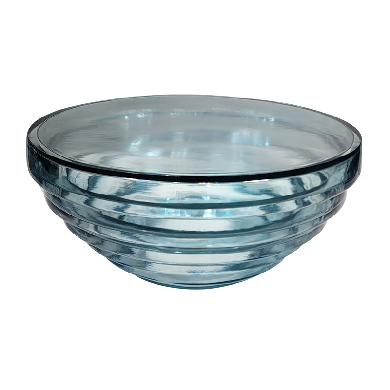 Resin Coffee or End Table Contemporary Round Top with Solid Base