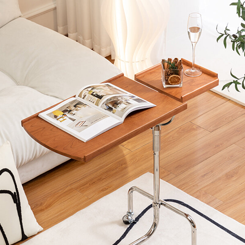 Adjustable Coffee Cocktail Table for Living Room with Metal Base