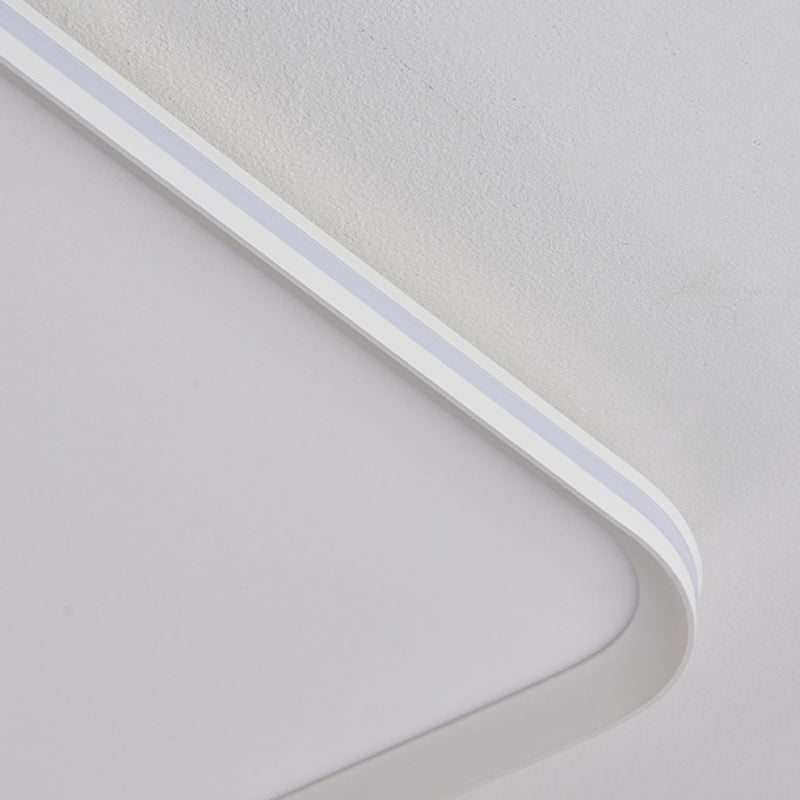 Minimalism Oval LED Hanging Pendant Lights in White for Dining Room