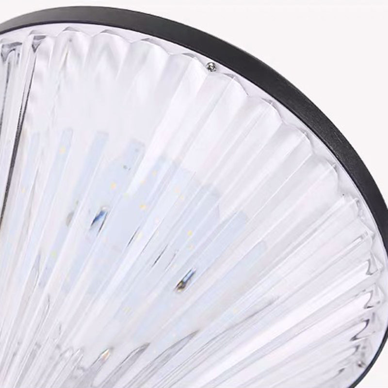 Modern Diamond Shape Solar Energy Pillar Lamp with Plastic Shade for Outdoor