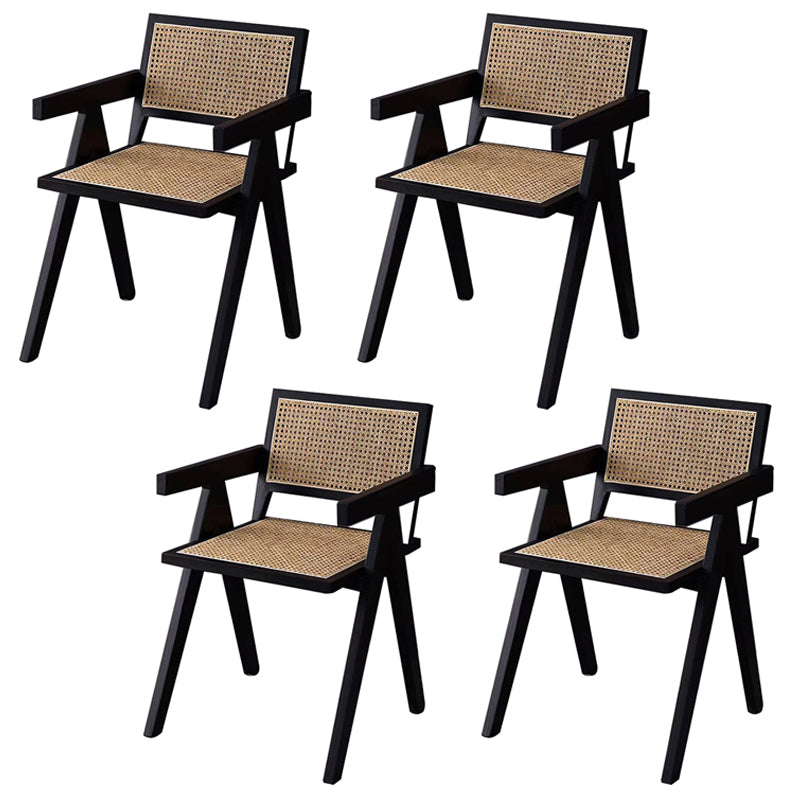 1/4/5 Pieces Sintered Stone Top Wooden Base Dining Set for Home