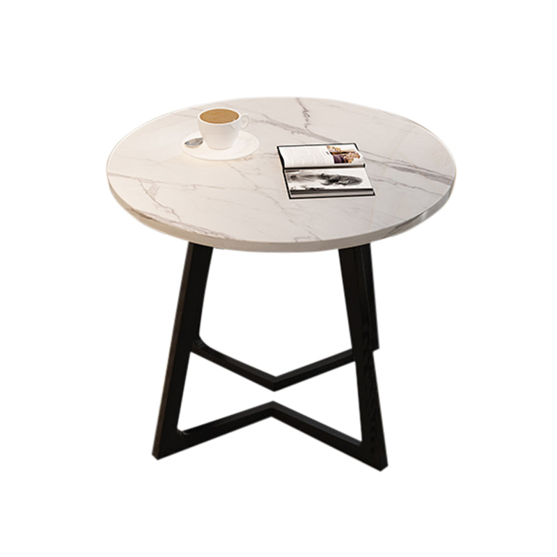 5 Piece Round Shape Contemporary Dining Room Chair and Table Set