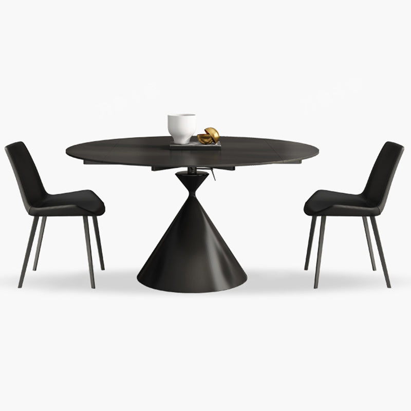 1/5/7/9 Pieces Sintered Stone Top Drop Leaf Dining Set for Home