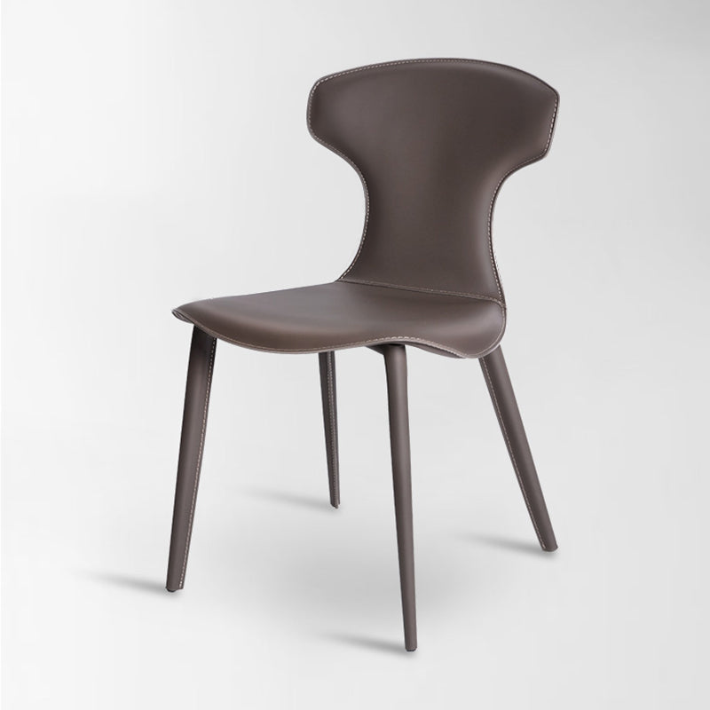 Contemporary Faux Leather Dining and Accent Chairs for Kitchen