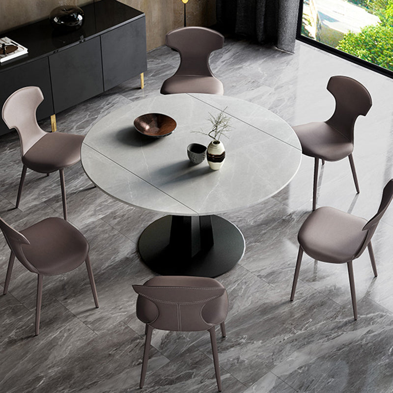 Contemporary Faux Leather Dining and Accent Chairs for Kitchen