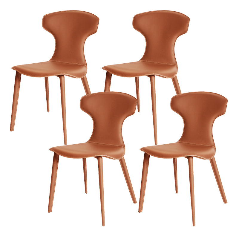 Contemporary Faux Leather Dining and Accent Chairs for Kitchen