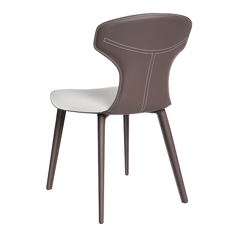 Contemporary Faux Leather Dining and Accent Chairs for Kitchen