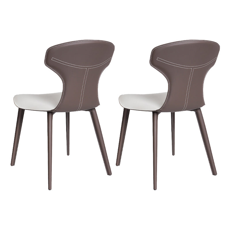 Contemporary Faux Leather Dining and Accent Chairs for Kitchen