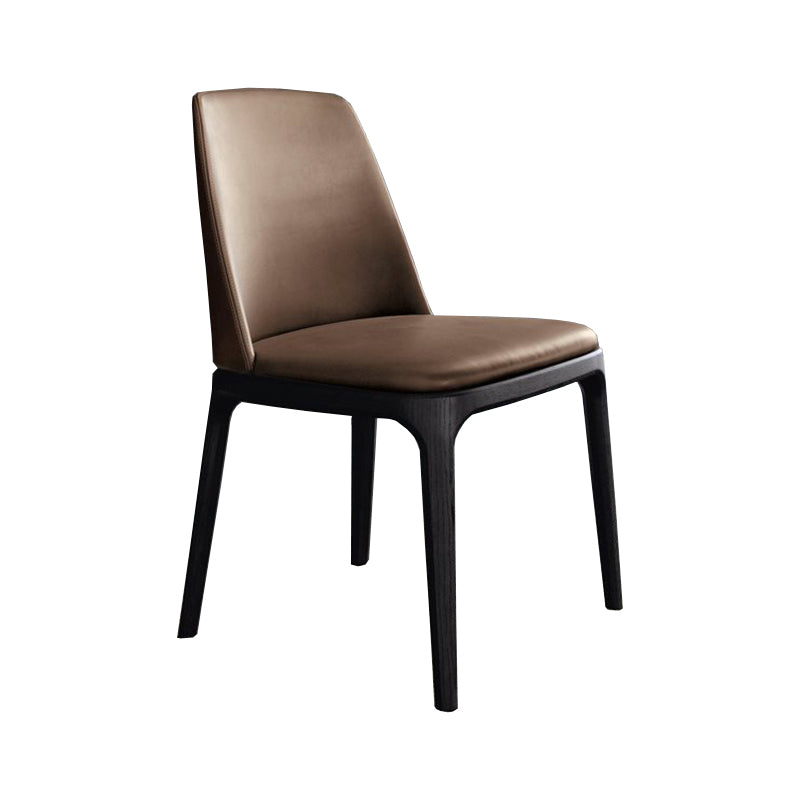 Brown and Black Contemporary Upholstered Dining and Accent Chairs
