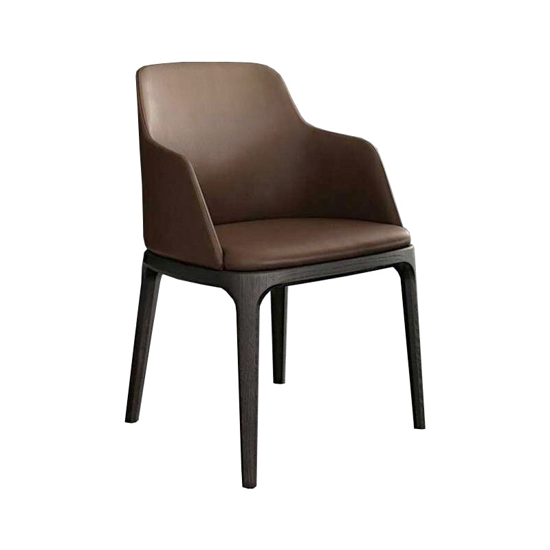 Brown and Black Contemporary Upholstered Dining and Accent Chairs
