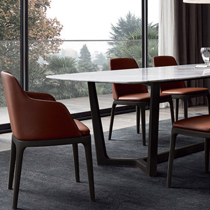 Brown and Black Contemporary Upholstered Dining and Accent Chairs