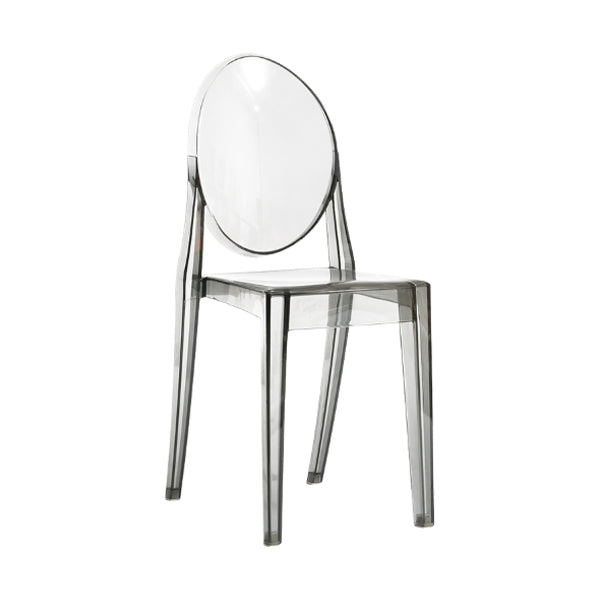 Contemporary Dining Room Plastic King Louis Back Dining Chair