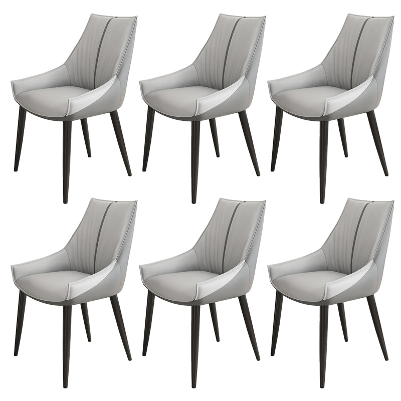 Glam Style Parsons Back Upholstered 4 Legs Home Use Dining Side Chair
