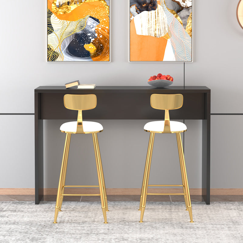 Contemporary Rectangle Double Pedestal Bar Table for Kitchen Dining Room