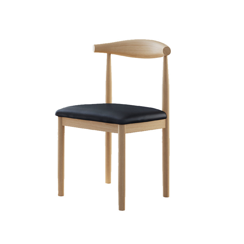 Contemporary Home Dining Chair Open Back Upholstered Dining Chair