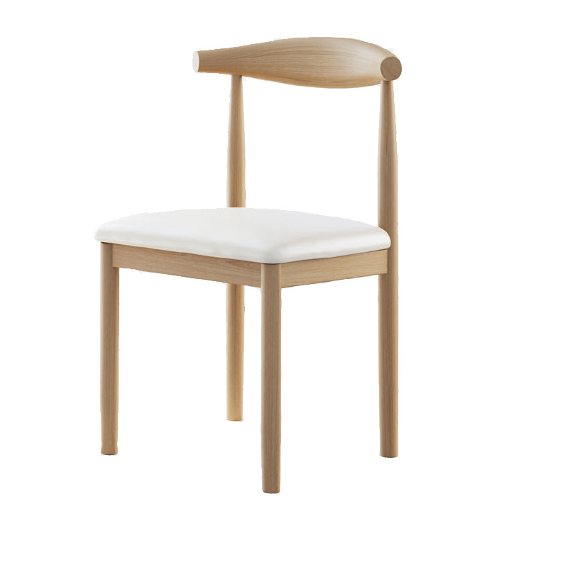 Contemporary Home Dining Chair Open Back Upholstered Dining Chair