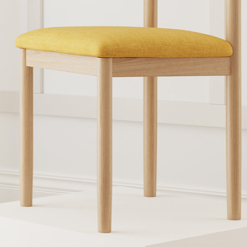 Contemporary Home Dining Chair Open Back Upholstered Dining Chair