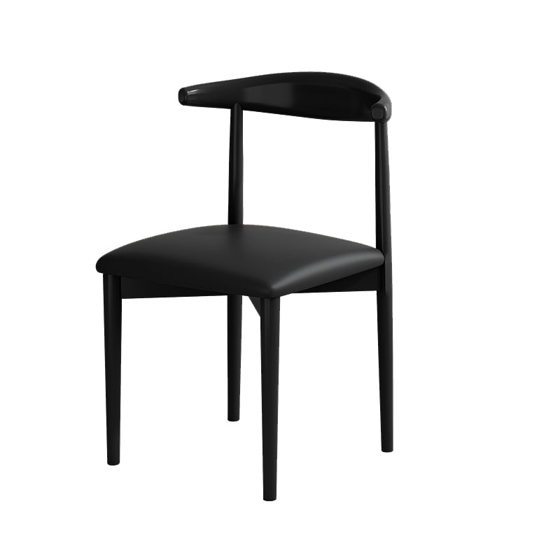 Contemporary Home Dining Chair Open Back Upholstered Dining Chair