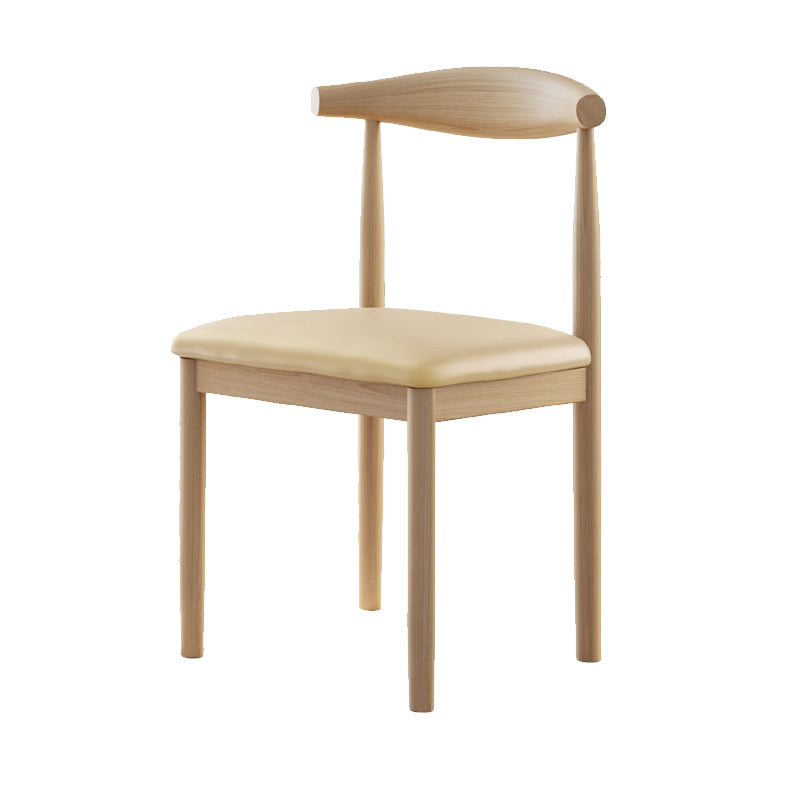 Contemporary Home Dining Chair Open Back Upholstered Dining Chair
