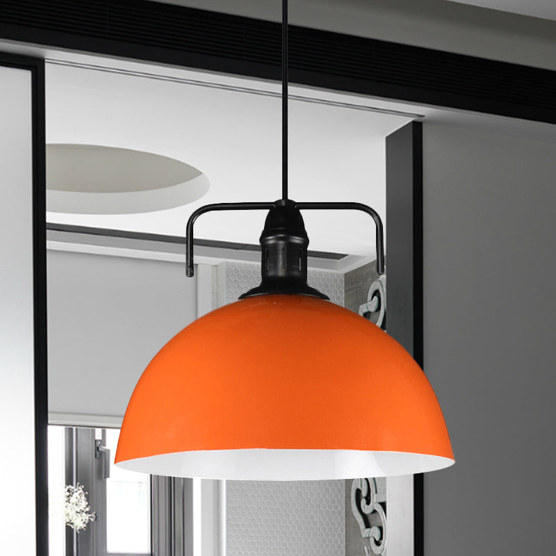 12 "/14"/16 "largo 1 luce in metallo leggero luce vintage blu/verde a sospensione del soffitto con cavo