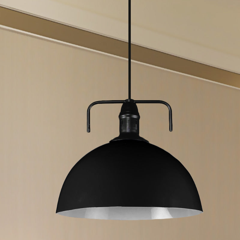 12 "/14"/16 "largo 1 luce in metallo leggero luce vintage blu/verde a sospensione del soffitto con cavo