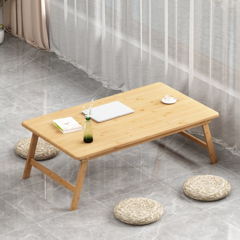 Contemporary Style Wood Office Desk Rectangular Shape Task Desk in Brown/Natural