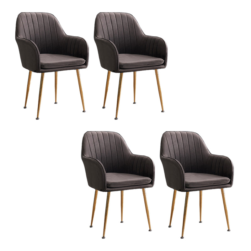 Armless Desk Chair No Distressing Ergonomic Modern Office Chair