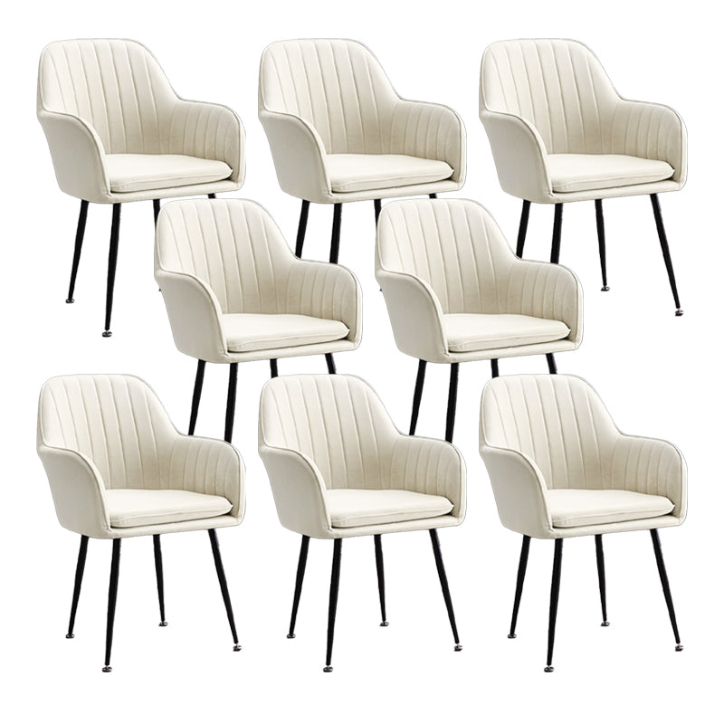 Armless Desk Chair No Distressing Ergonomic Modern Office Chair