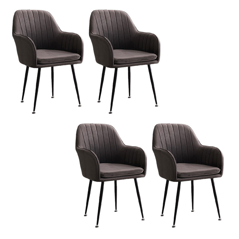 Armless Desk Chair No Distressing Ergonomic Modern Office Chair