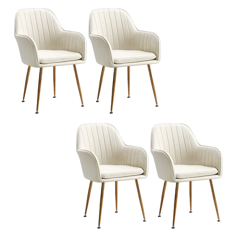 Armless Desk Chair No Distressing Ergonomic Modern Office Chair