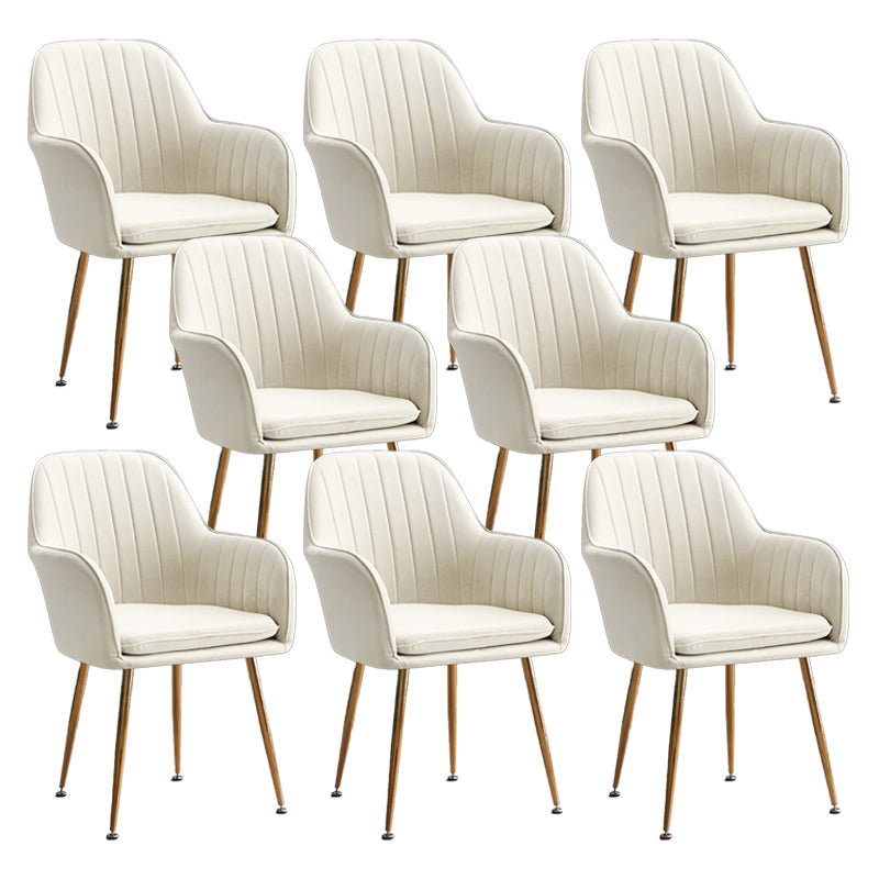 Armless Desk Chair No Distressing Ergonomic Modern Office Chair